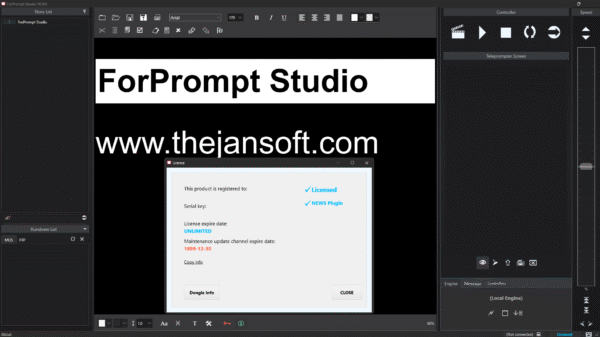 ForPrompt Studio News 3.7 build (20250602) Crack: The Ultimate Teleprompter for Broadcasters & Presenters - Image 3