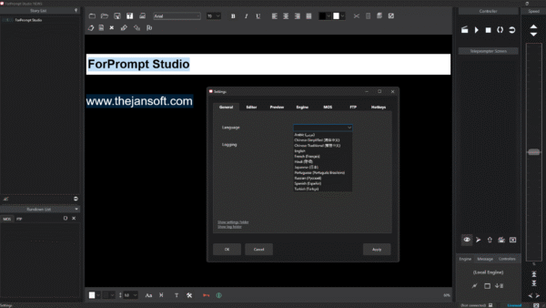 ForPrompt Studio News 3.7 build (20250602) Crack: The Ultimate Teleprompter for Broadcasters & Presenters - Image 4