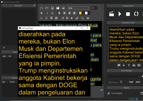 ForPrompt Studio 3.6 build (20250204) CRACK TELEPROMPTER SOFTWARE - Image 3