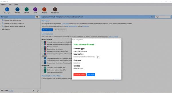SmartPLS Professional 4.1.1.2 For Windows and Mac 2025 License Key Lifetime - Image 2