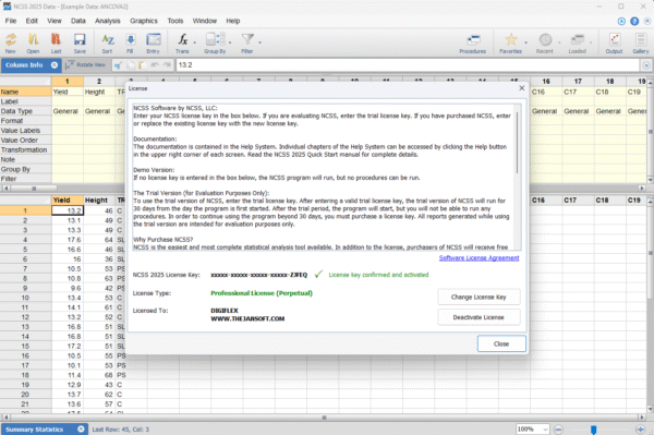 NCSS PRO 2025 VERSION 25.2 PERPETUAL LICENSE | Statistical Software - Image 3