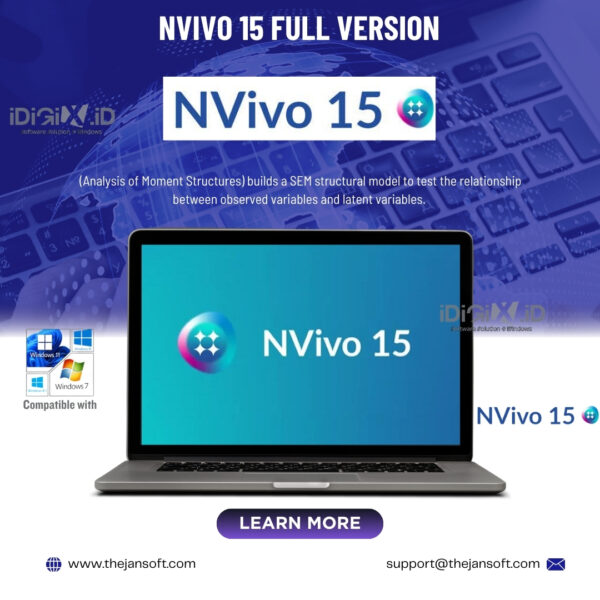 NVivo 15 Full Version  Program qualitative and mixed methods data