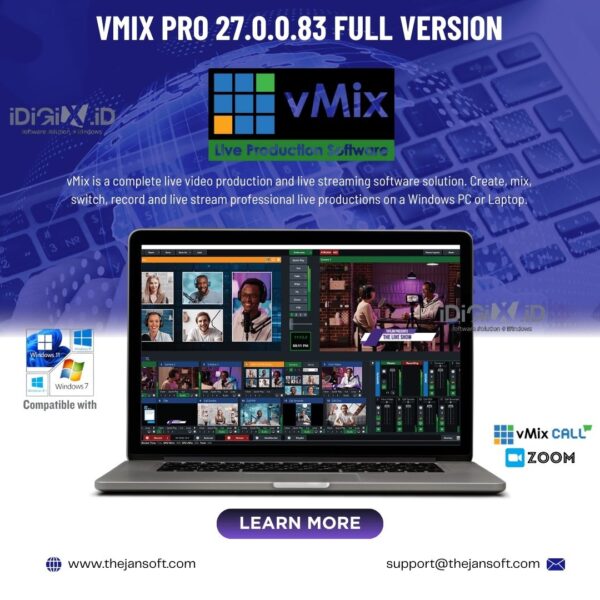 VMIX PRO 27.83 FULL VERSION | Bringing Zoom Integration and Advanced Audio Features to Professional Production