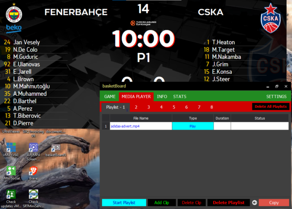 Basketball Scoreboard Software Full version - Image 3