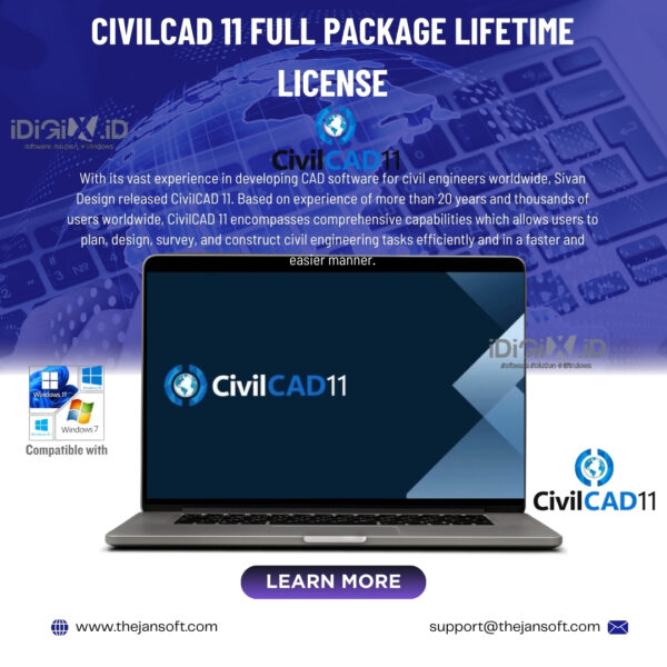 CivilCAD 11 Full Package Lifetime License - Sevan Design Full Version