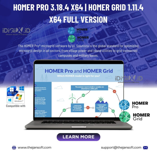 HOMER Pro 3.18.4 x64 | Homer Grid 1.11.4 x64 Full Version
