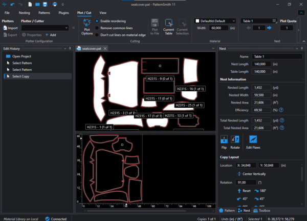 PatternSmith 11 build (11.0.2.652) 2D CAD 11 Full | Award-Winning Pattern Drafting, Editing & Nesting Software - Image 7