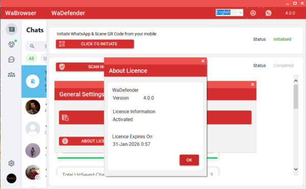 WADefender – Analyze & Level up your WhatsApp Accounts Sending Limits - Image 3