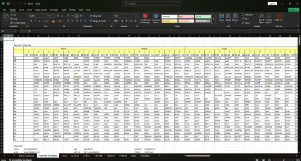 Asc to Excel Converter |  merubah jadwal pelajaran yang dibuat dengan menggunakan ASC Timetables menjadi Microsoft Excel - Image 3