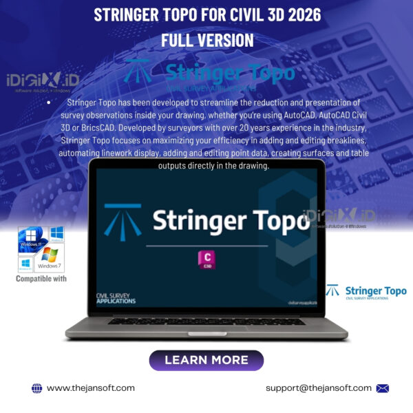 Stringer Topo for Civil 3D 2026 Perpetual License